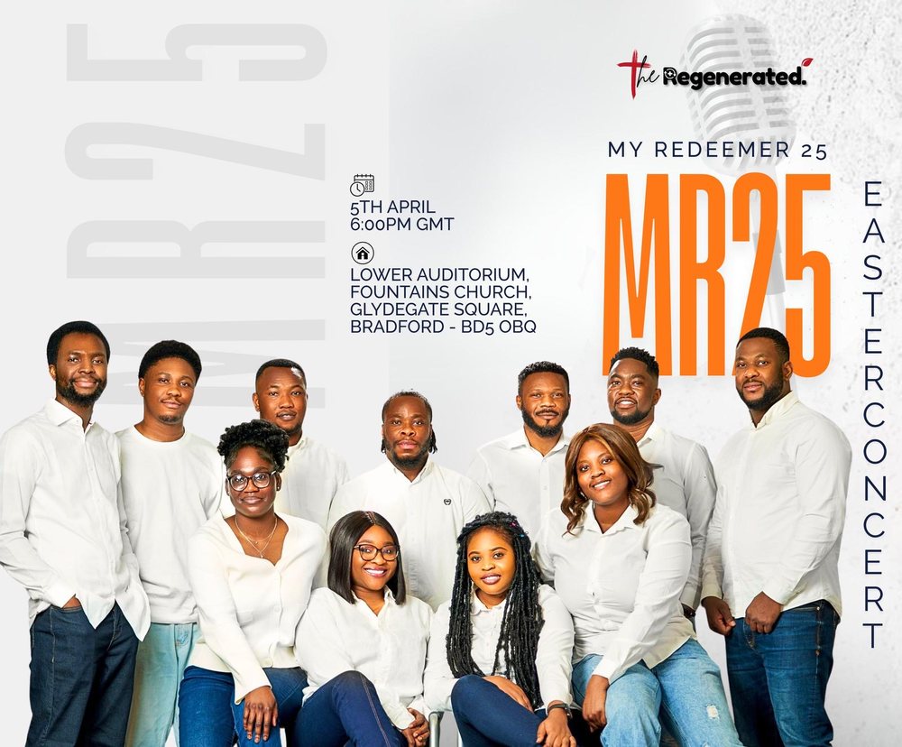 My Redeemer 25 Easter concert flyer by The Regenerated